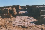Раскоп XXI 1997г. Центральный дом усадьбы. Вид с севера.