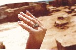 Раскоп XXI 1997г. Бронзовый перстень.